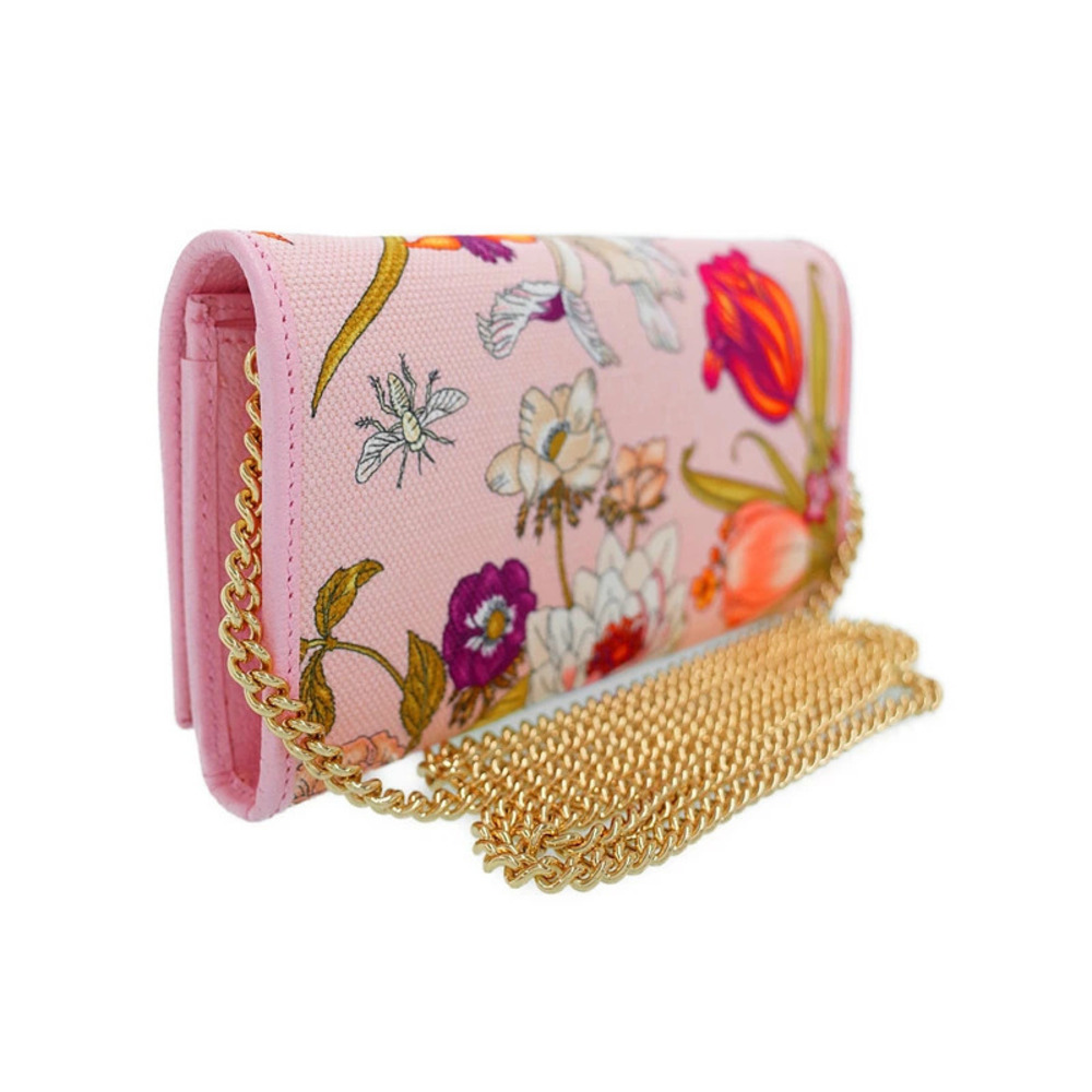 Gucci Flora Flower Chain Wallet - Picture 2 of 5